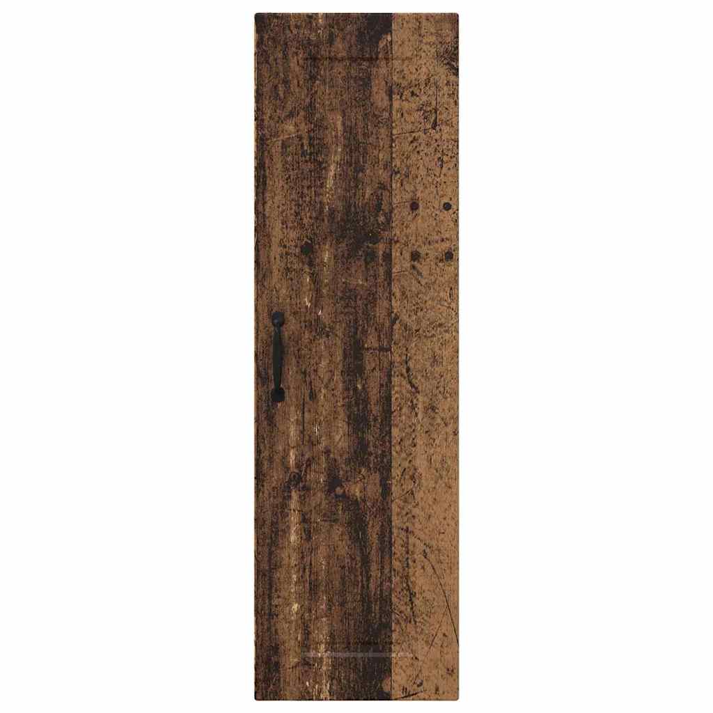 vidaXL Κρεμαστό ντουλάπι κουζίνας με ράφι Παλιό Ξύλο 30 x 31 x 100 εκ.