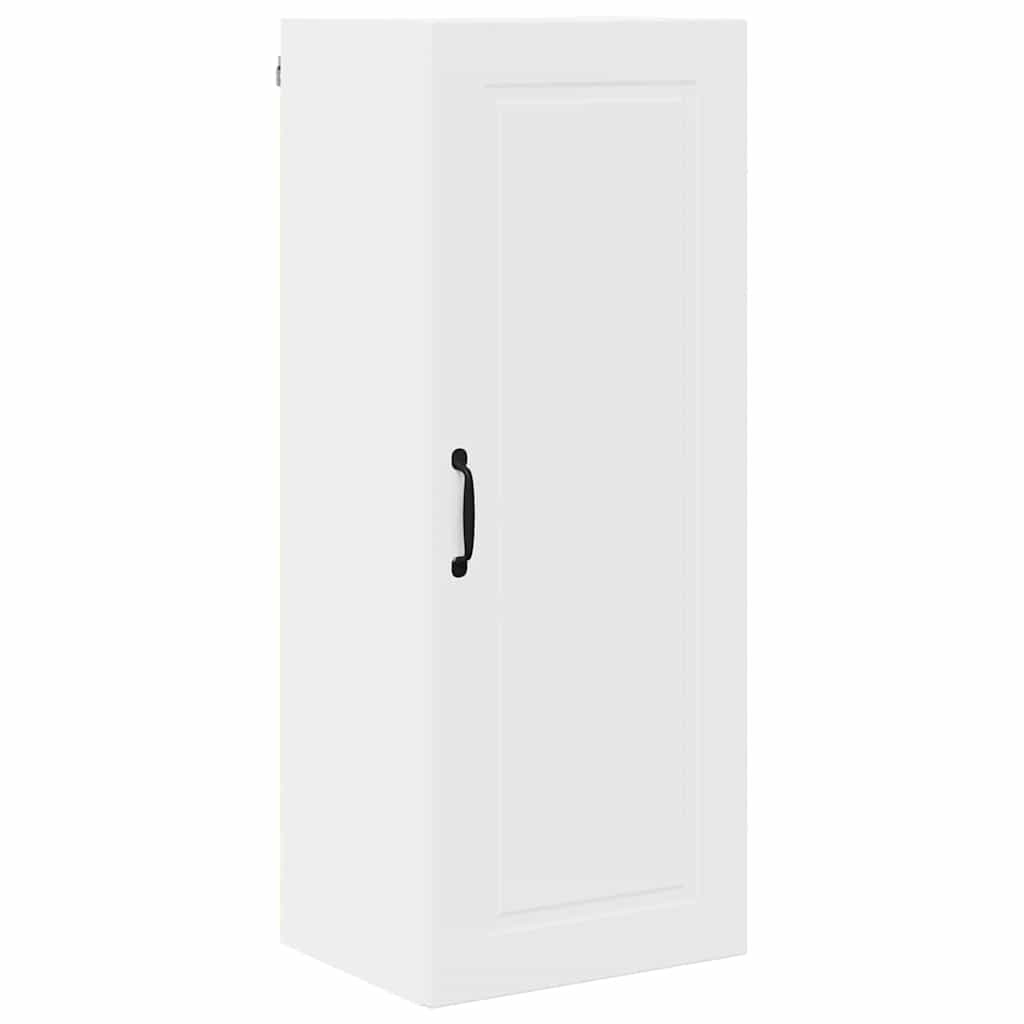 vidaXL Κρεμαστό ντουλάπι κουζίνας με ράφι Λευκό 40 x 31 x 100 εκ.