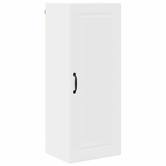 vidaXL Κρεμαστό ντουλάπι κουζίνας με ράφι Λευκό 40 x 31 x 100 εκ.