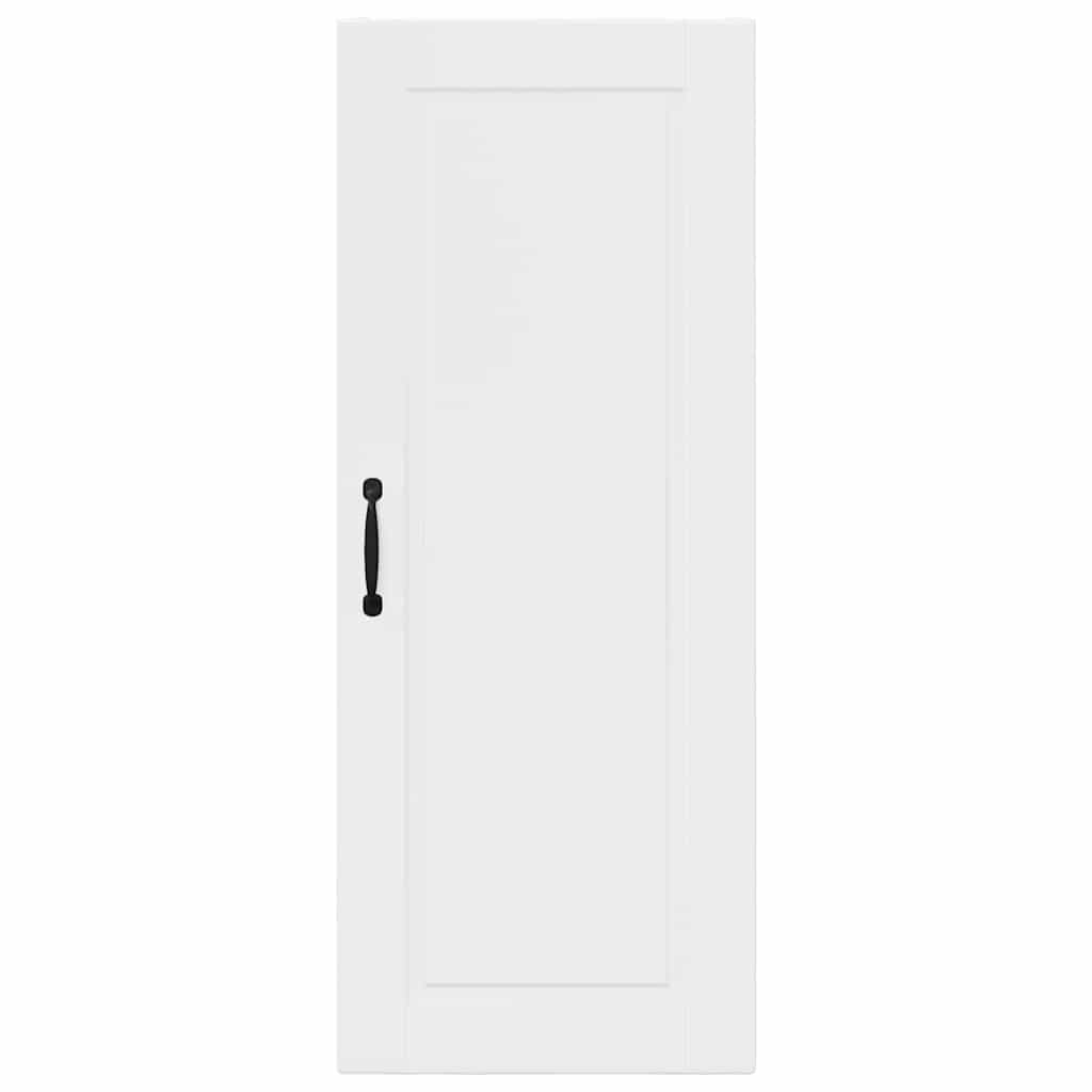 vidaXL Κρεμαστό ντουλάπι κουζίνας με ράφι Υψηλής γυαλάδας λευκό