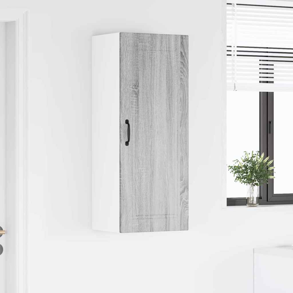 vidaXL Κρεμαστό ντουλάπι κουζίνας Γκρίζο Σονομα 40 x 31 x 100 εκ.