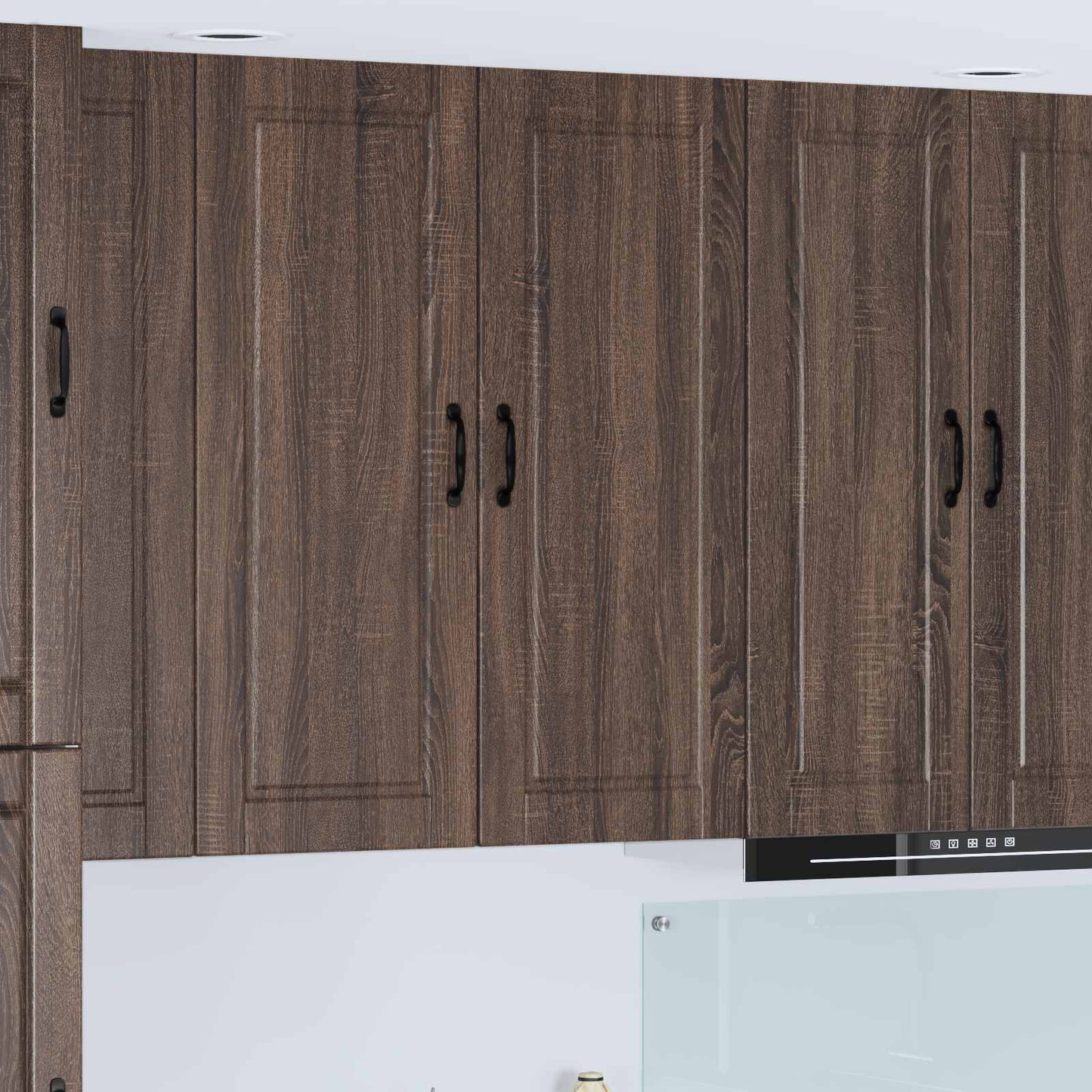 vidaXL Ντουλάπα Κουζίνας με ράφι Επιτοίχιο Καφέ δρυς 40 x 31 x 100 εκ.