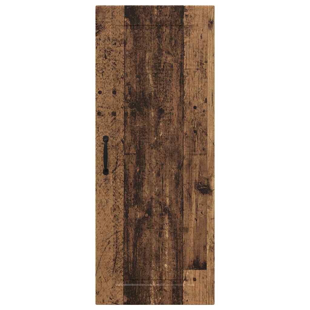vidaXL Κρεμαστό ντουλάπι κουζίνας με ράφι Παλιό Ξύλο 40 x 31 x 100 εκ.