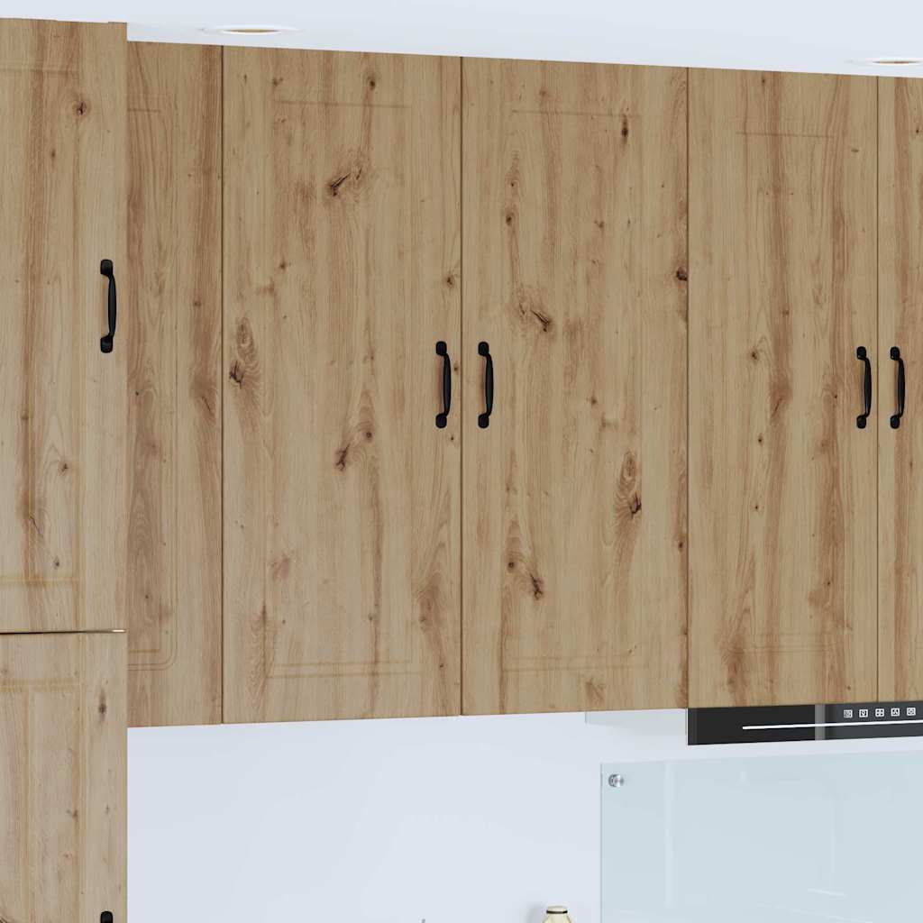 vidaXL Κρεμαστό ντουλάπι κουζίνας Artisan Oak 40 x 31 x 100 εκ.