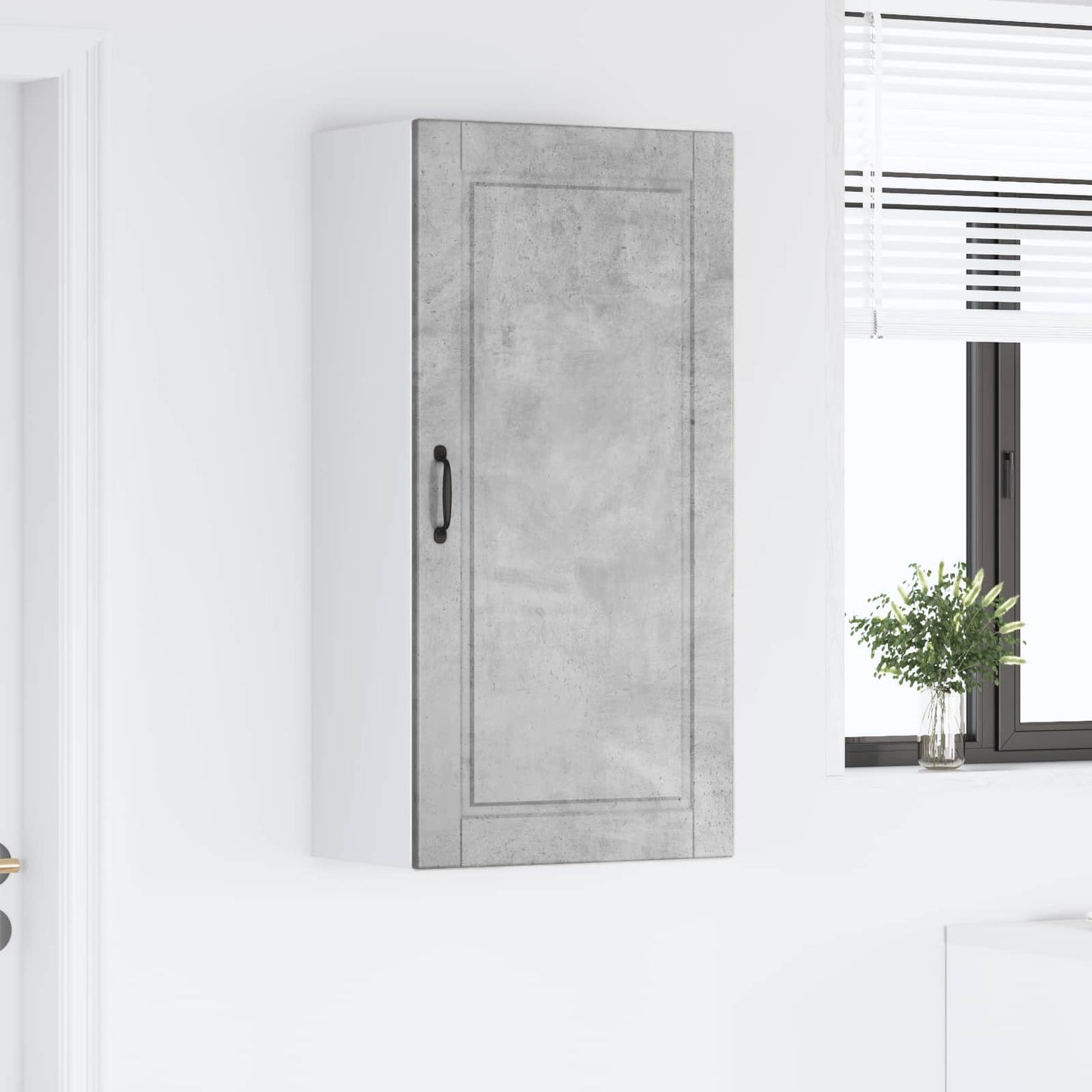 vidaXL Ντουλάπα Κουζίνας με ράφι Σκυρόδεμα Γκρι 50 x 31 x 100 εκ.