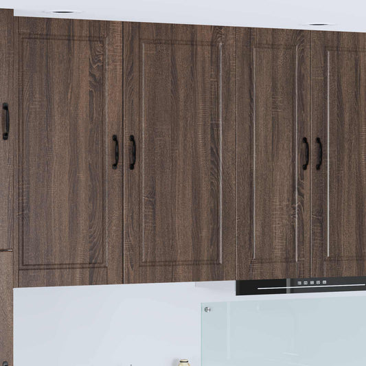 vidaXL Ντουλάπα Κουζίνας με ράφι Επιτοίχιο Καφέ δρυς 50 x 31 x 100 εκ.