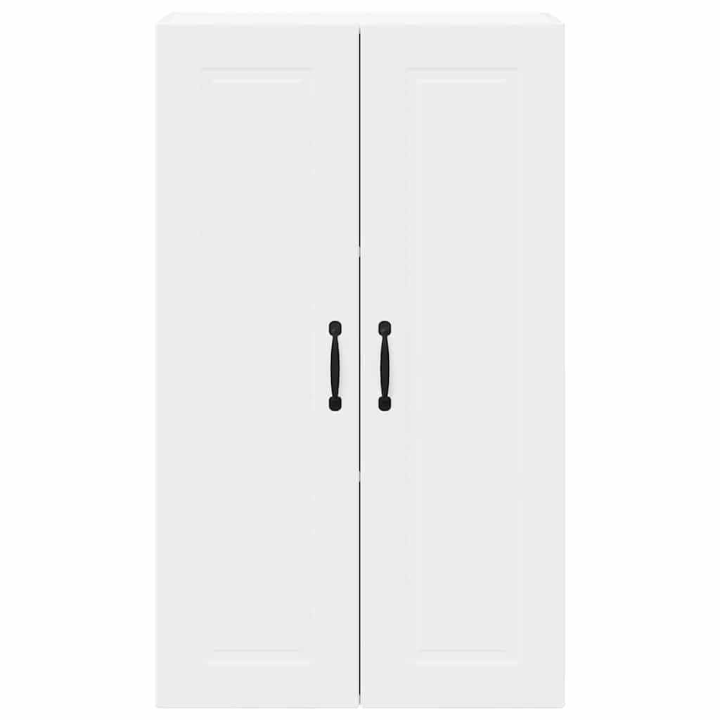 vidaXL Κρεμαστό ντουλάπι κουζίνας με ράφι Λευκό 60 x 31 x 100 εκ.