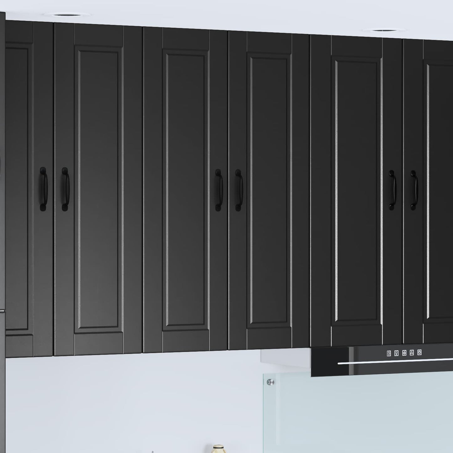 vidaXL Ντουλάπα Κουζίνας Μαύρο 60 x 31 x 100 εκ. Επεξεργασμένο ξύλο