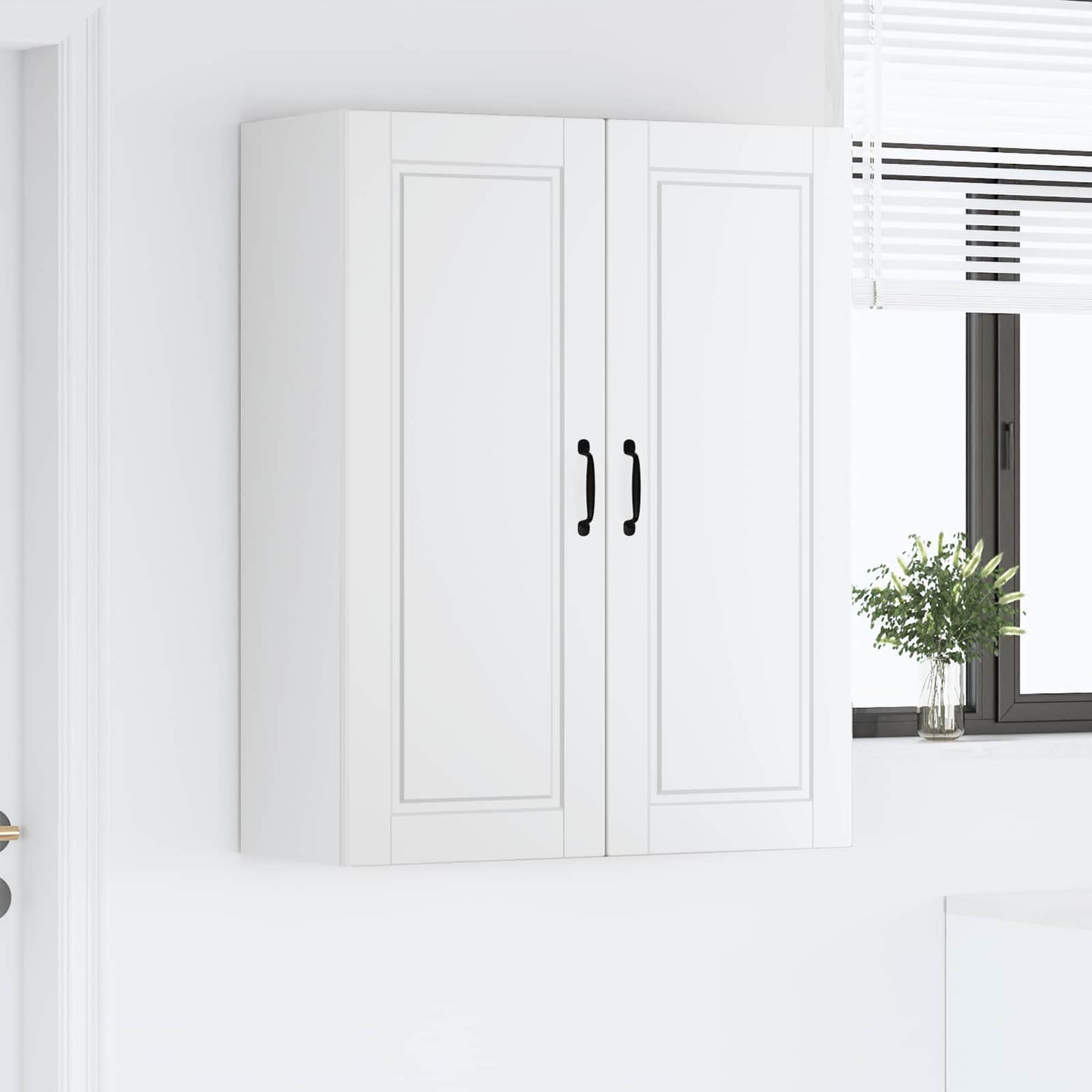 vidaXL Ντουλάπα Κουζίνας Λευκό 80 x 31 x 100 εκ. Επεξεργασμένο ξύλο