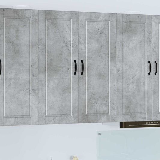 vidaXL Ντουλάπα Τοίχου Σκυρόδεμα Γκρι 80 x 31 x 100 εκ.