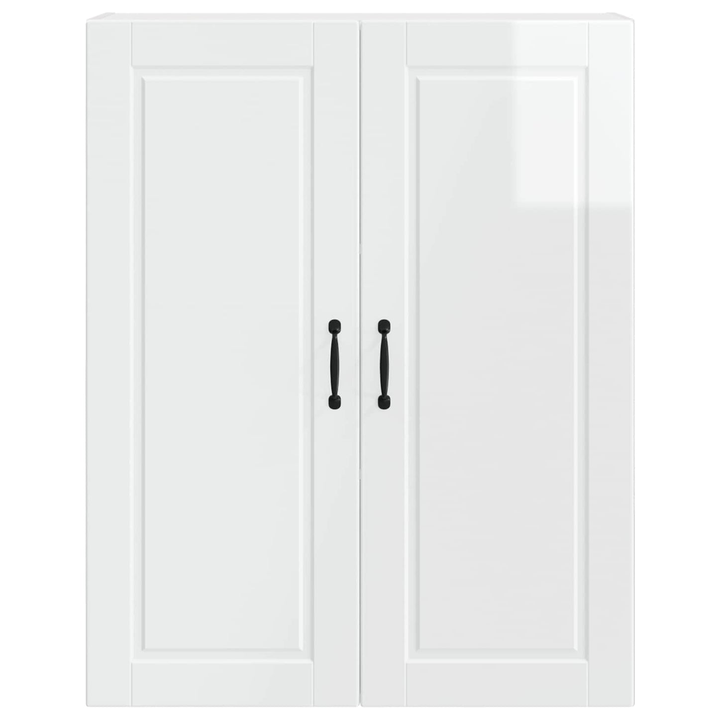 vidaXL Ντουλάπα Κουζίνας Υψηλής γυαλάδας λευκό 80 x 31 x 100 εκ.