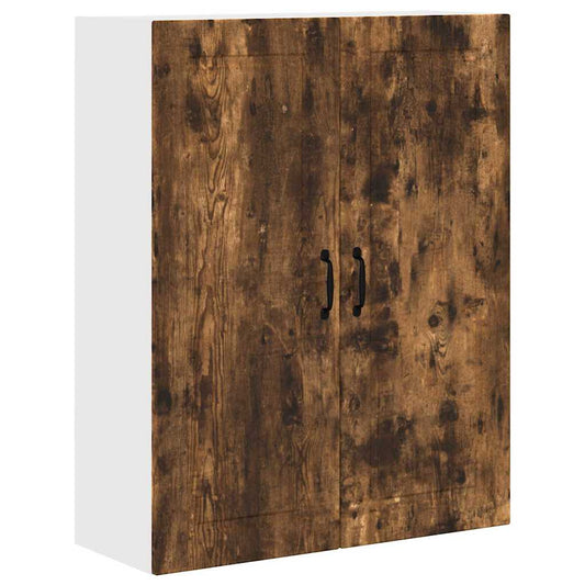 vidaXL Κρεμαστό ντουλάπι κουζίνας Καπνιστό Δρύς 80 x 31 x 100 εκ.