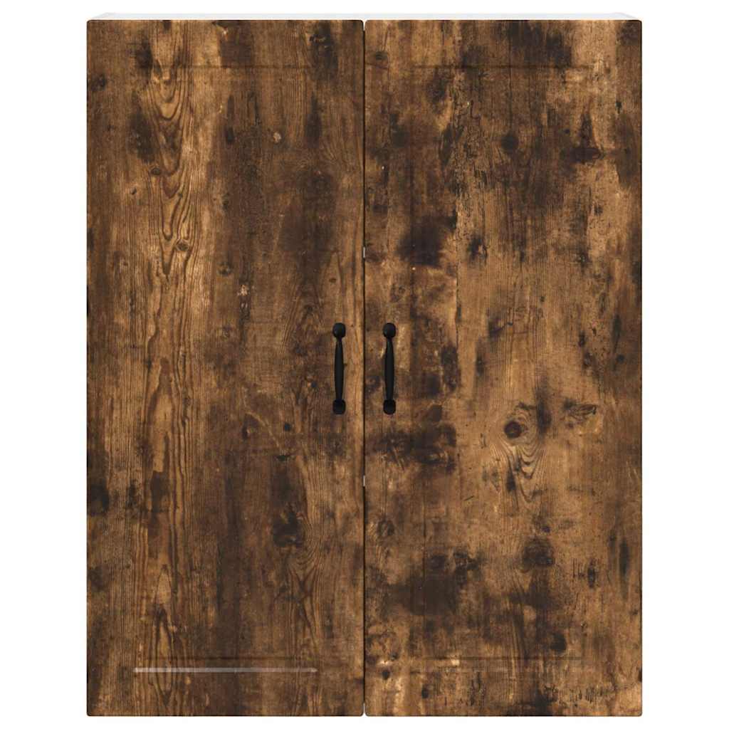 vidaXL Κρεμαστό ντουλάπι κουζίνας Καπνιστό Δρύς 80 x 31 x 100 εκ.