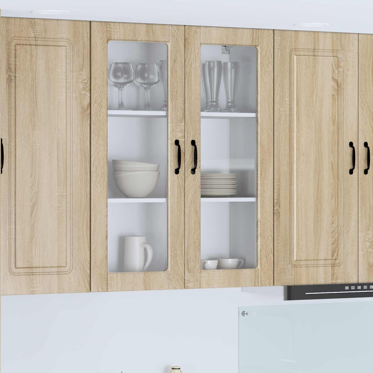 vidaXL Ντουλάπα Κουζίνας με ράφι Δρύς Sonoma 80 x 31 x 100 εκ.