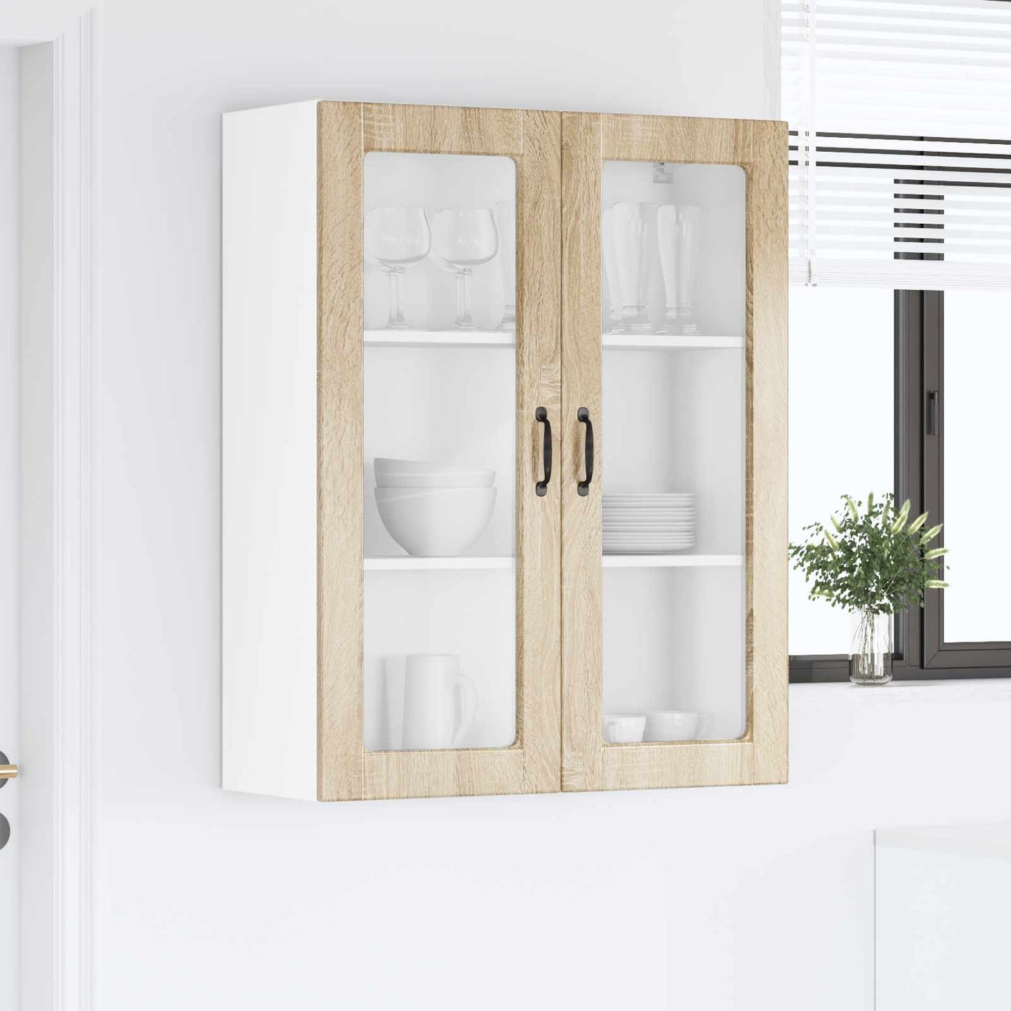 vidaXL Ντουλάπα Κουζίνας με ράφι Δρύς Sonoma 80 x 31 x 100 εκ.