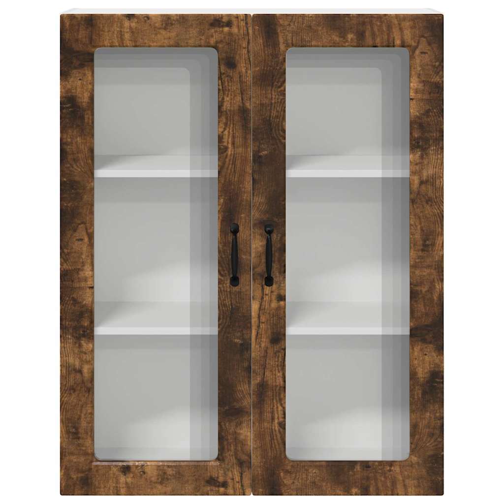 vidaXL Ντουλάπα Κουζίνας με ράφι Καπνιστό Δρύς 80 x 31 x 100 εκ.