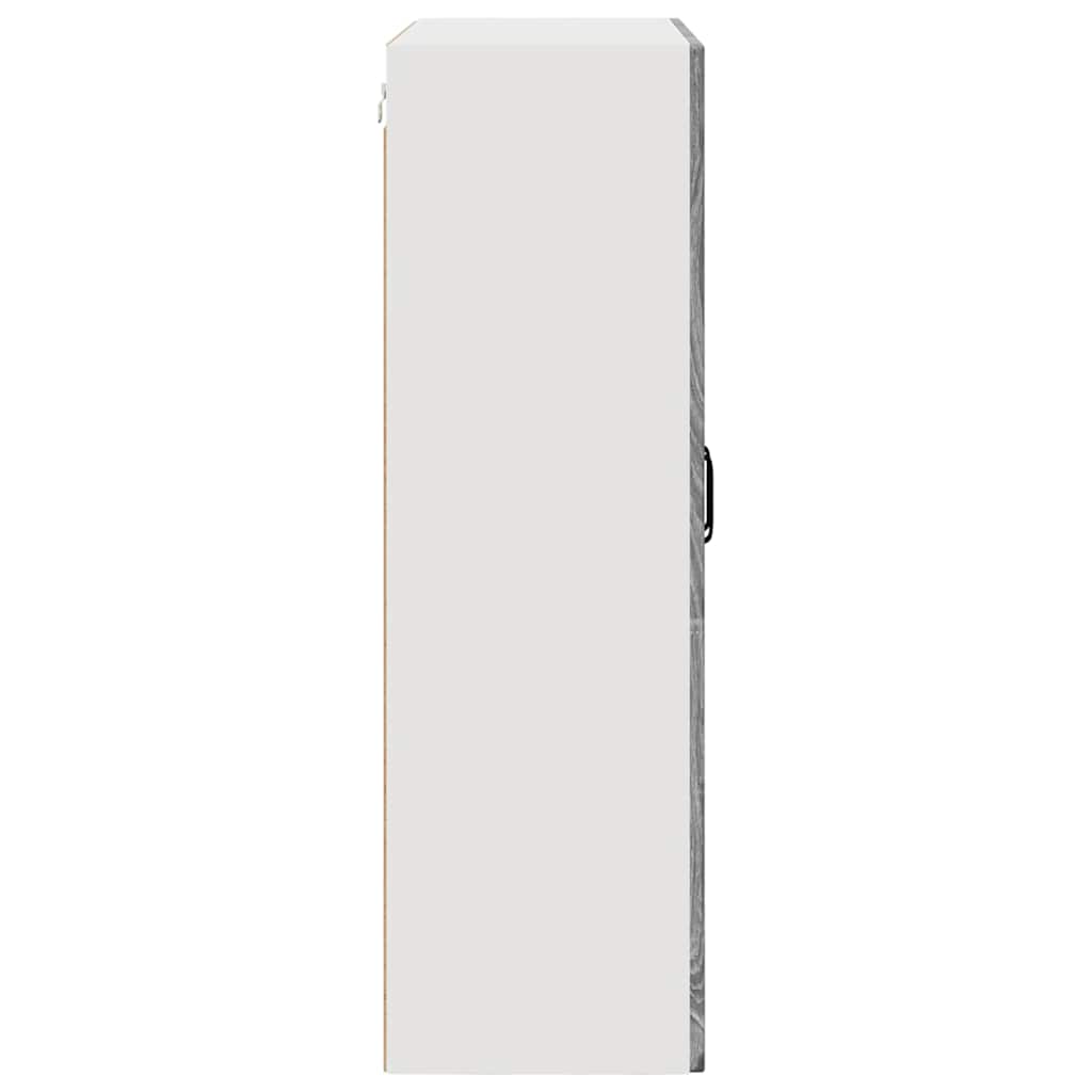 vidaXL Ντουλάπα Κουζίνας με ράφι Γκρίζο Σονομα 80 x 31 x 100 εκ.