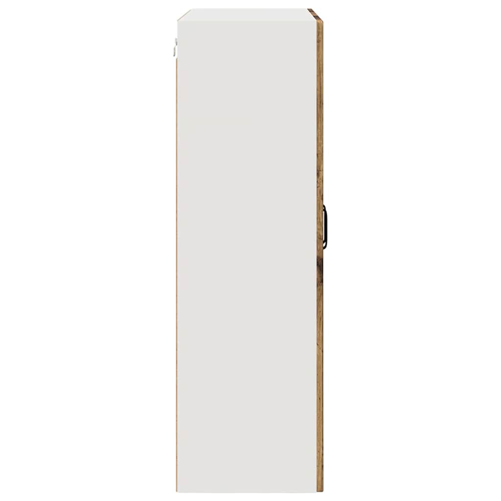 vidaXL Ντουλάπα Κουζίνας με ράφι με πόρτα Παλιό ξύλο 80 x 31 x 100 εκ.