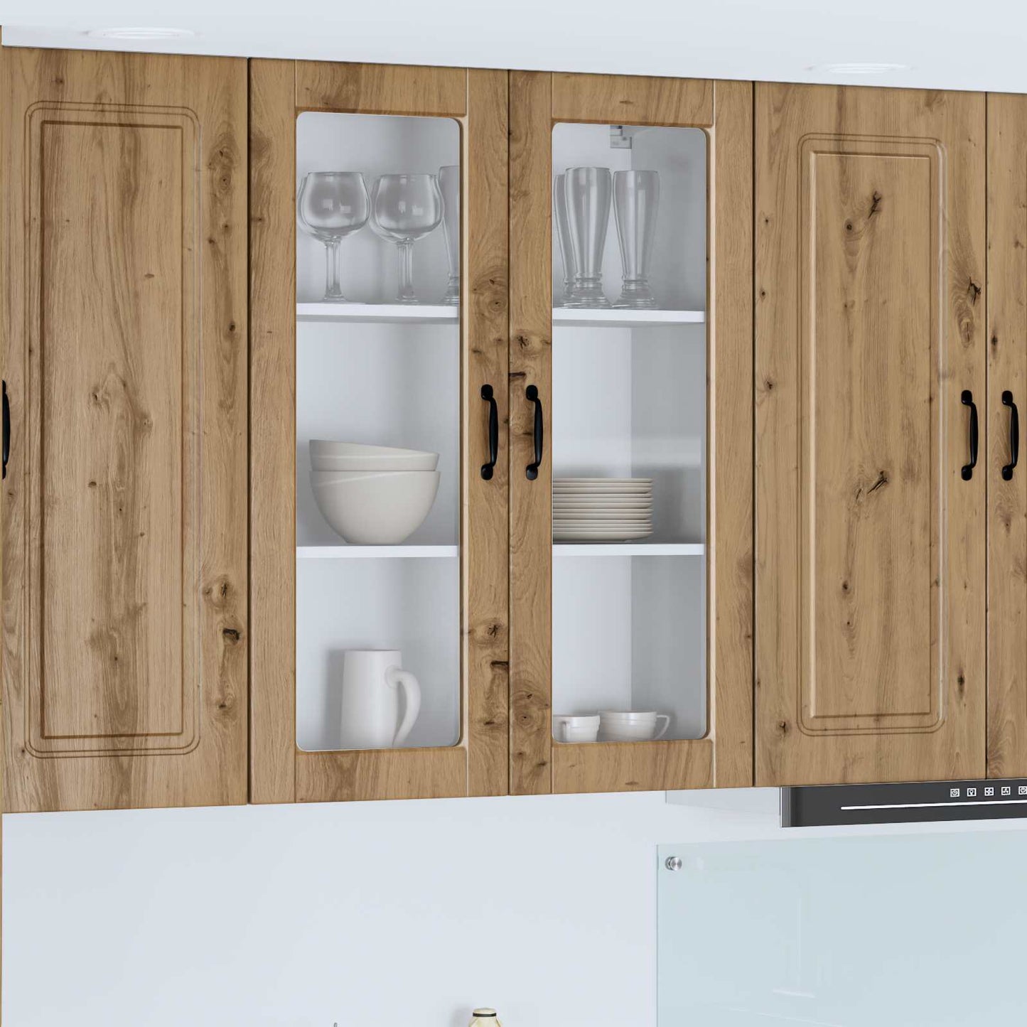 vidaXL Ντουλάπα Κουζίνας με ράφι Artisan Oak 80 x 31 x 100 εκ.