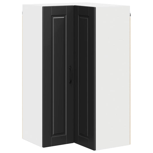 vidaXL Ντουλάπα Κουζίνας Μαύρο 57 x 57 x 100 εκ. Επεξεργασμένο ξύλο