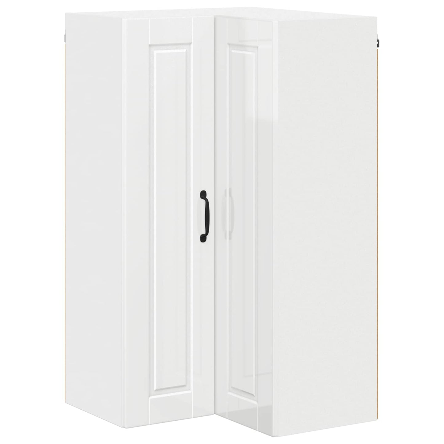 vidaXL Ντουλάπα Κουζίνας Υψηλής γυαλάδας λευκό 57 x 57 x 100 εκ.