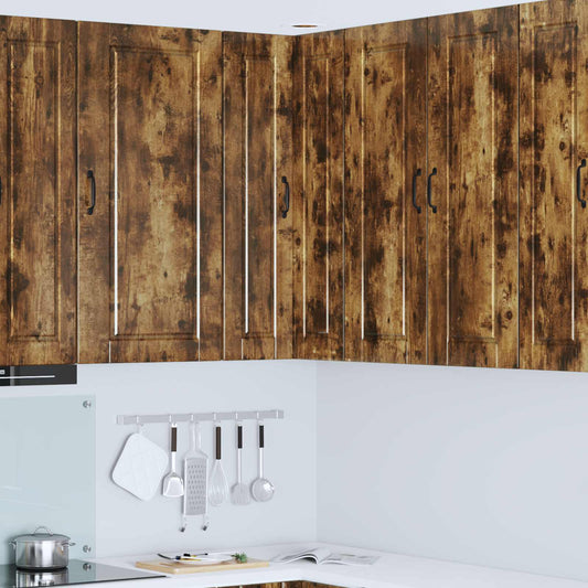 vidaXL Ντουλάπα Κουζίνας με ράφι Καπνιστό Δρύς 57 x 57 x 100 εκ.