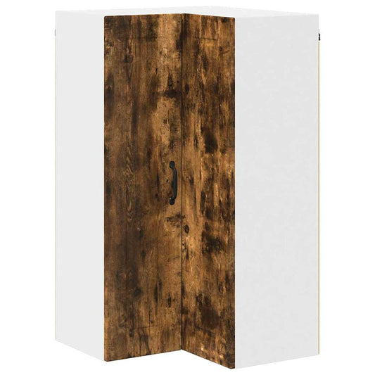 vidaXL Κρεμαστό ντουλάπι κουζίνας Καπνιστό Δρύς 57 x 57 x 100 εκ.