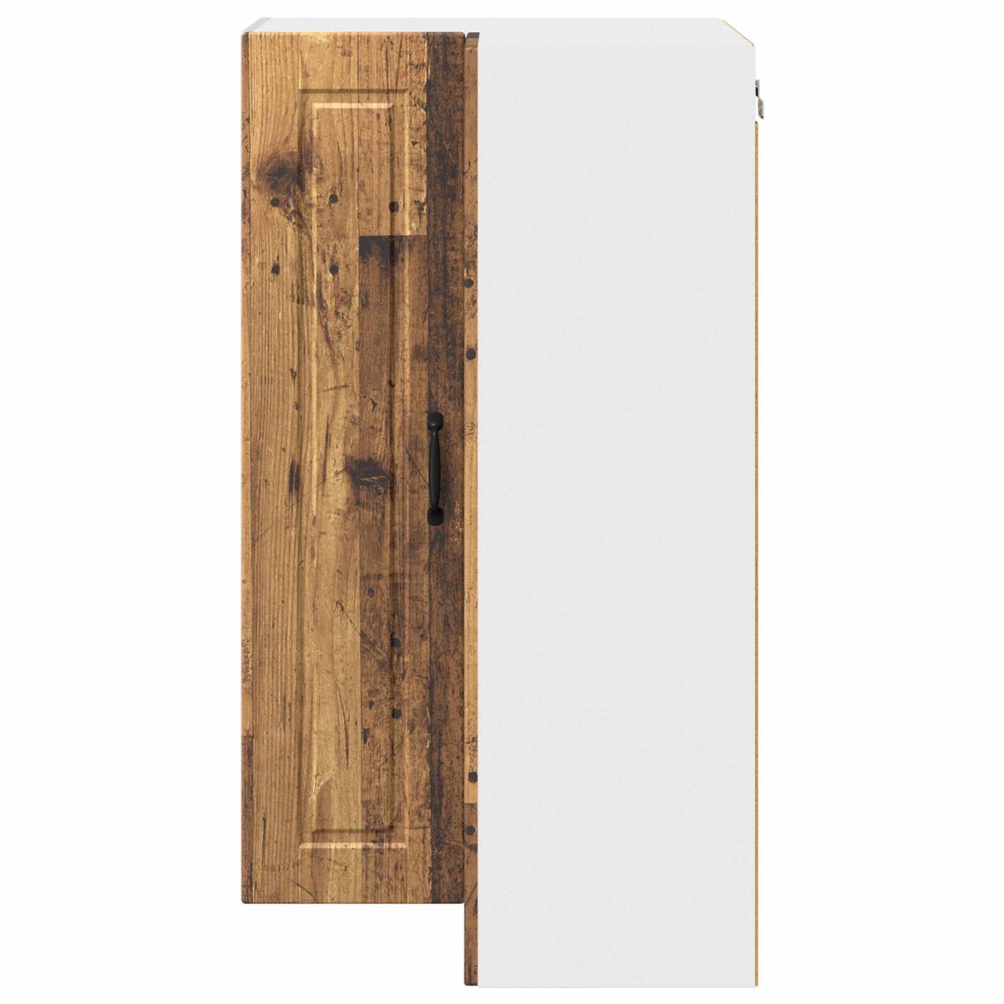 vidaXL Ντουλάπα Κουζίνας με ράφι με πόρτα Παλιό ξύλο 57 x 57 x 100 εκ.