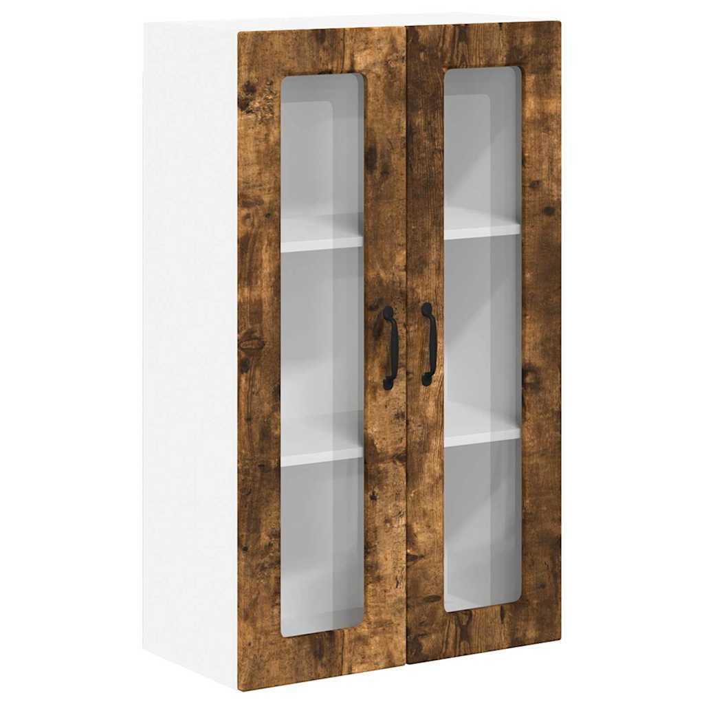 vidaXL Κρεμαστό ντουλάπι κουζίνας Καπνιστό Δρύς 60 x 31 x 100 εκ.