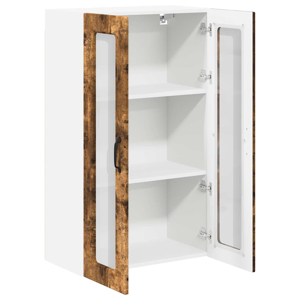 vidaXL Κρεμαστό ντουλάπι κουζίνας Καπνιστό Δρύς 60 x 31 x 100 εκ.