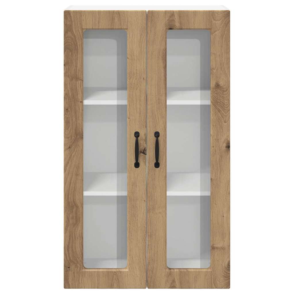 vidaXL Κρεμαστό ντουλάπι κουζίνας Artisan Oak 60 x 31 x 100 εκ.