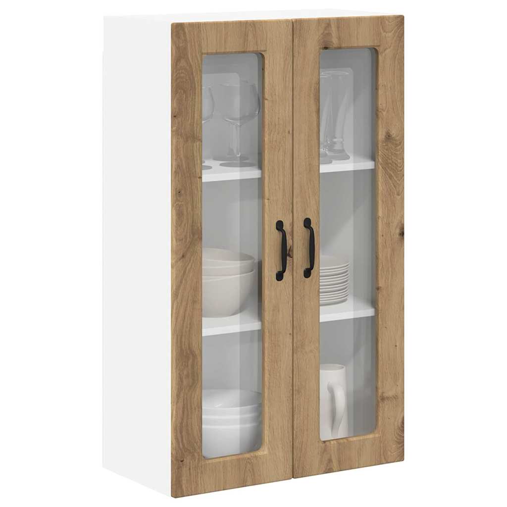 vidaXL Κρεμαστό ντουλάπι κουζίνας Artisan Oak 60 x 31 x 100 εκ.