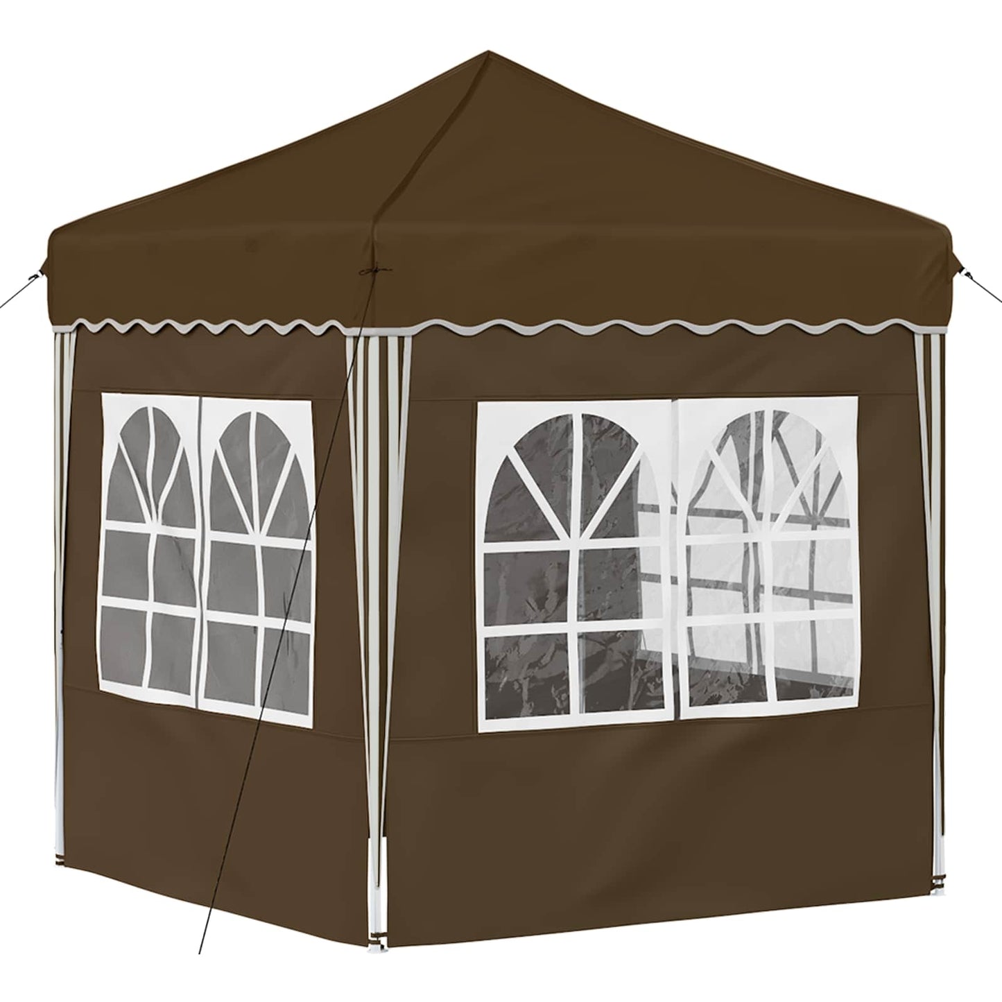 vidaXL Αυτοσχέδιο Μόρφωση Taupe 195 x 195 x 245 εκ. Ύφασμα Όξφορντ