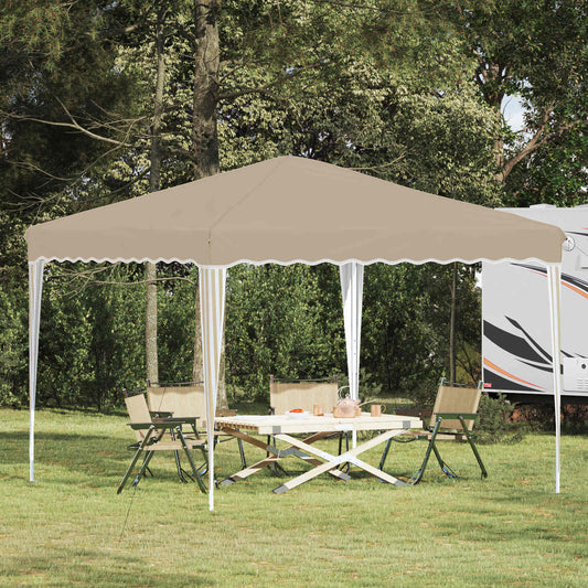 vidaXL Αυτοσχέδιο Μόρφωση Κρεμ 288 x 288 x 245 εκ Ύφασμα Όξφορντ