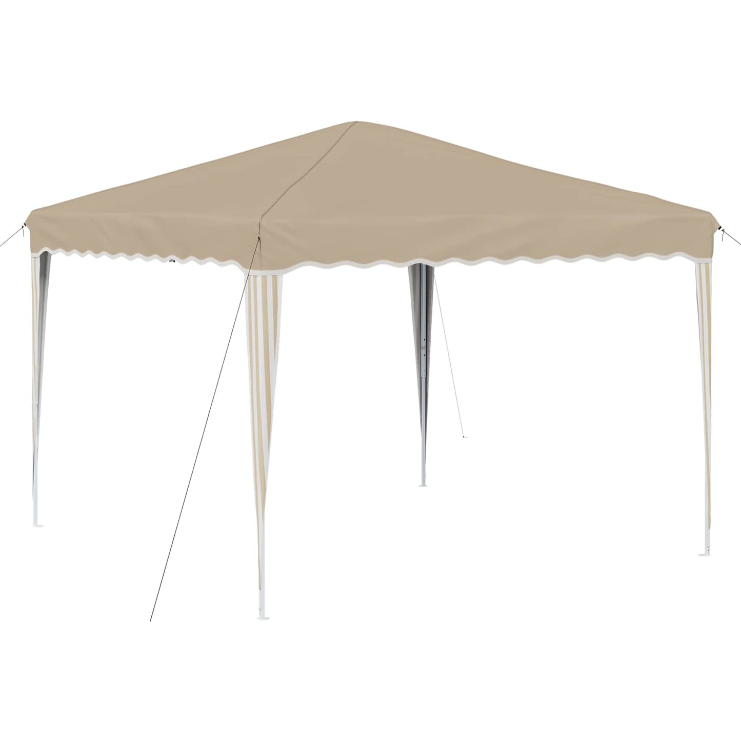 vidaXL Αυτοσχέδιο Μόρφωση Κρεμ 288 x 288 x 245 εκ Ύφασμα Όξφορντ