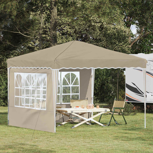 vidaXL Αυτοσχέδιο Μόρφωση Κρεμ 288 x 288 x 245 εκ Ύφασμα Όξφορντ