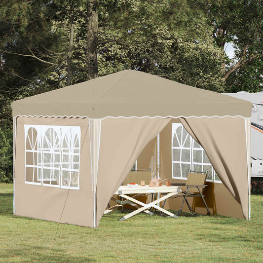 vidaXL Αυτοσχέδιο Μόρφωση Κρεμ 288 x 288 x 245 εκ Ύφασμα Όξφορντ