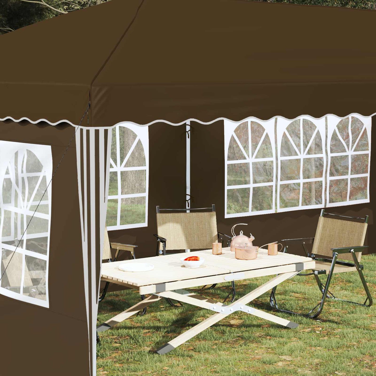 vidaXL Αυτοσχέδιο Μόρφωση 575 x 289 x 245 εκ Taupe