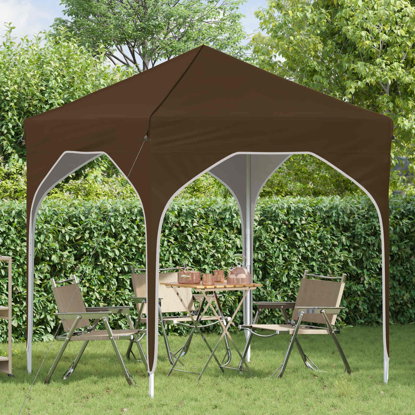 vidaXL Αυτοσχέδιο Μόρφωση 194 x 194 x 245 εκ. Taupe