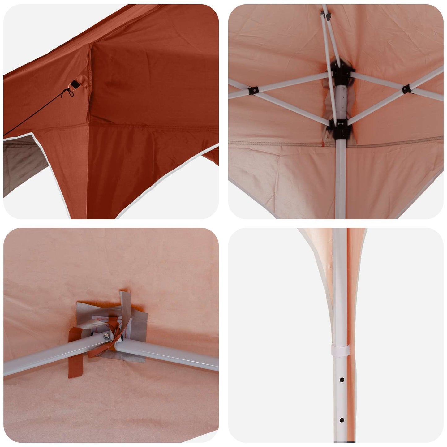 vidaXL Αυτοσχέδιο Μόρφωση 194 x 194 x 245 εκ. Τερακότα