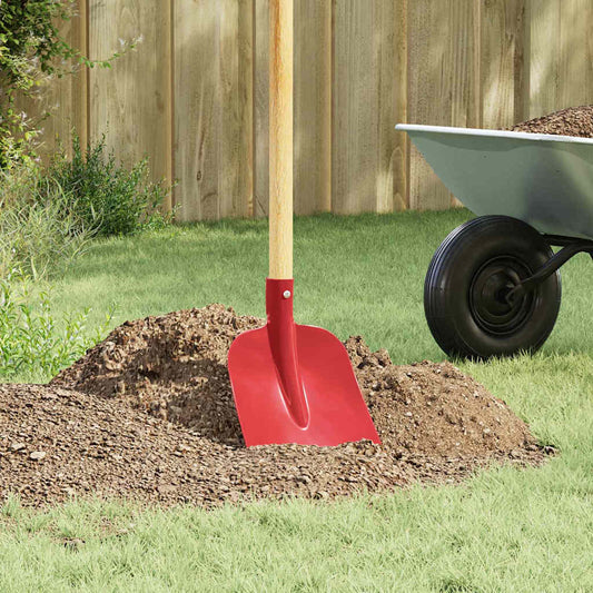 vidaXL Κεφάλι Φτυαριού 4 pcs Κόκκινο 32 x 24,5 εκ.