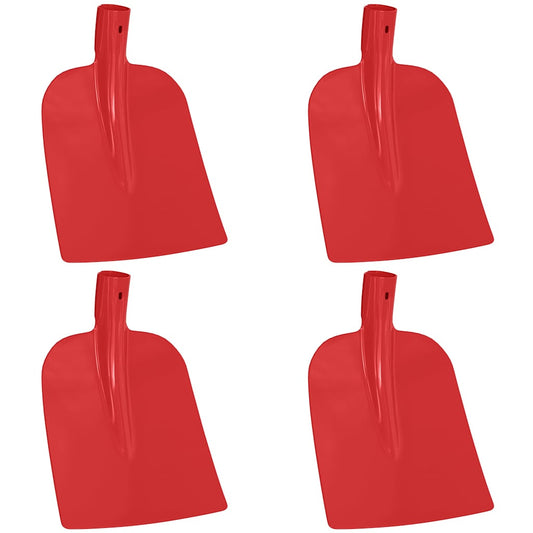 vidaXL Κεφάλι Φτυαριού 4 pcs Κόκκινο 32 x 24,5 εκ.