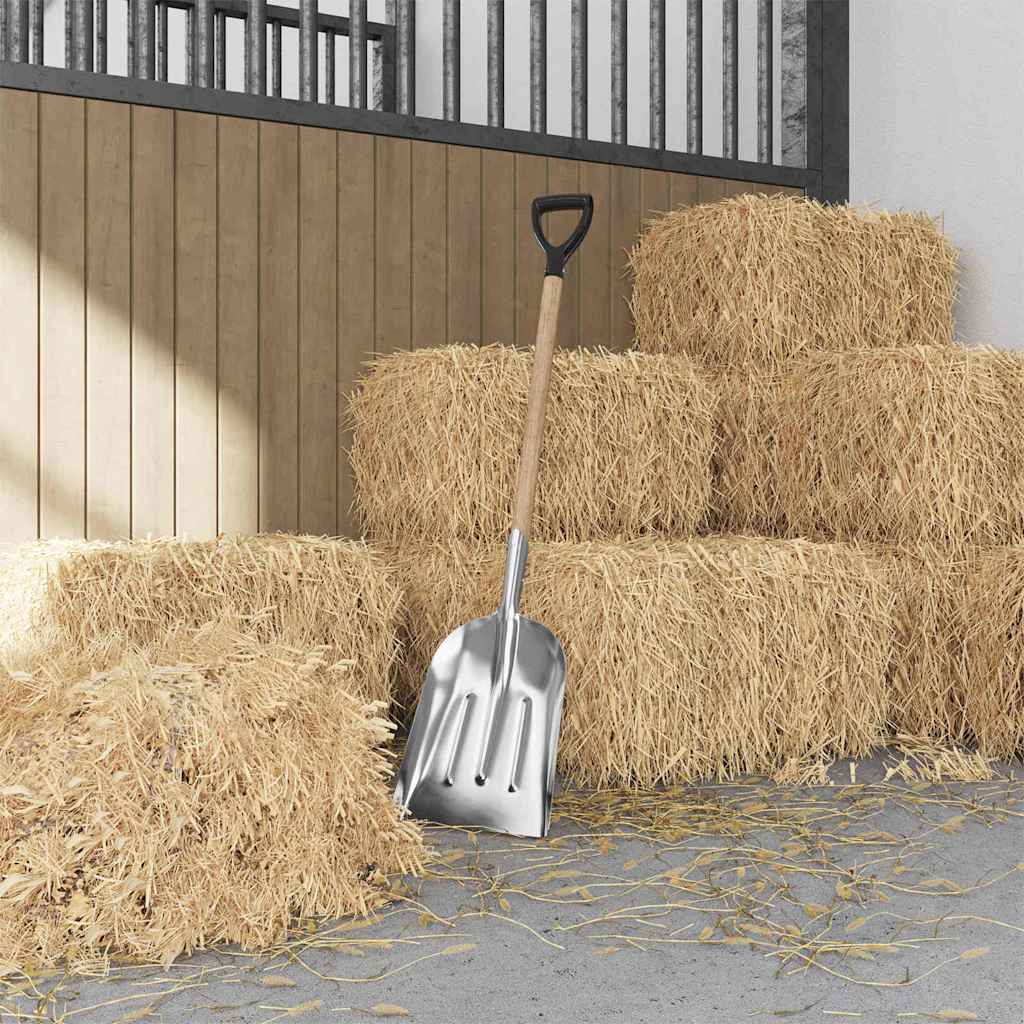 vidaXL Φτυάρι Ασημί 29 x 122 εκ Αλουμίνιο