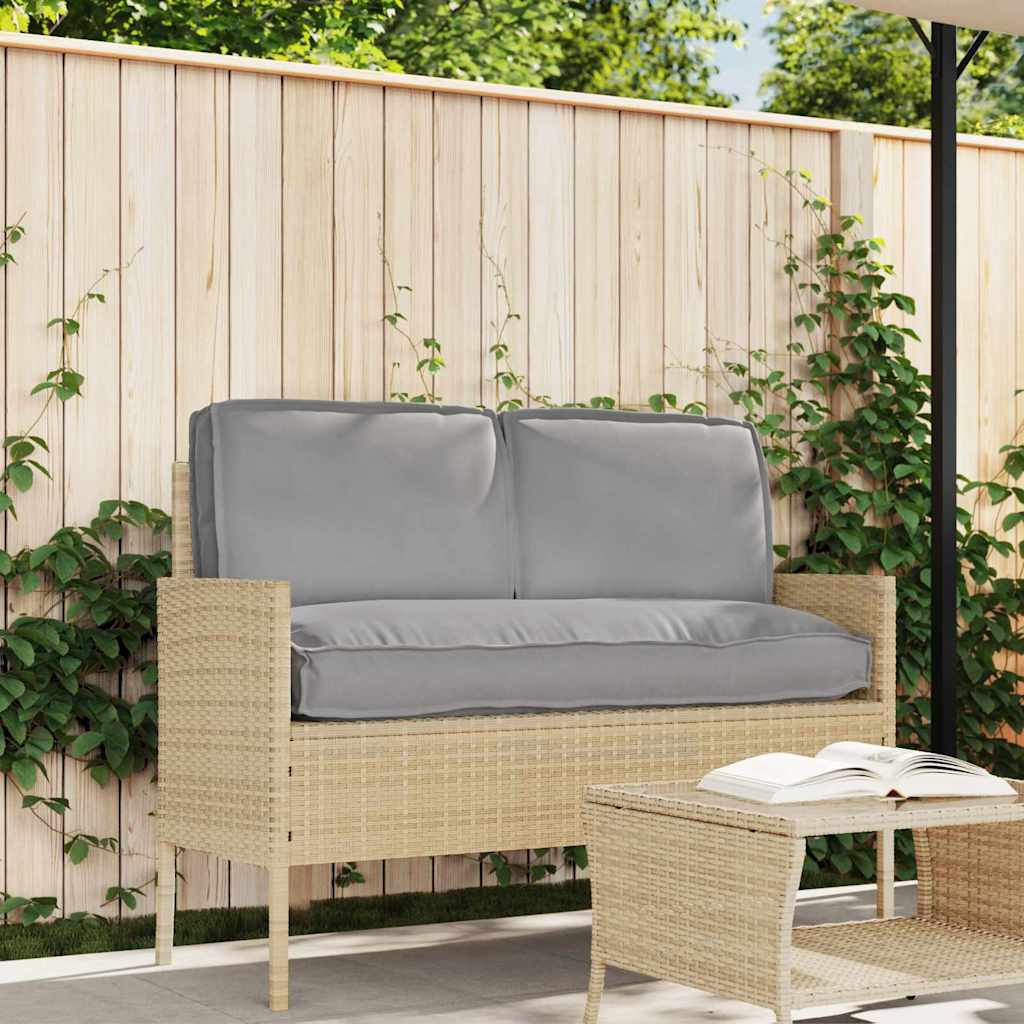 vidaXL Σετ μαξιλαριών Ύφασμα Όξφορντ Γκρι 120 x 50 x 52 εκ.
