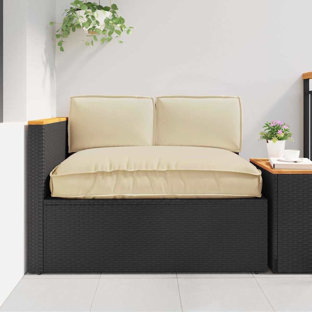 vidaXL Σετ μαξιλαριών Ύφασμα Όξφορντ Μπεζ 120 x 80 x 52 εκ.