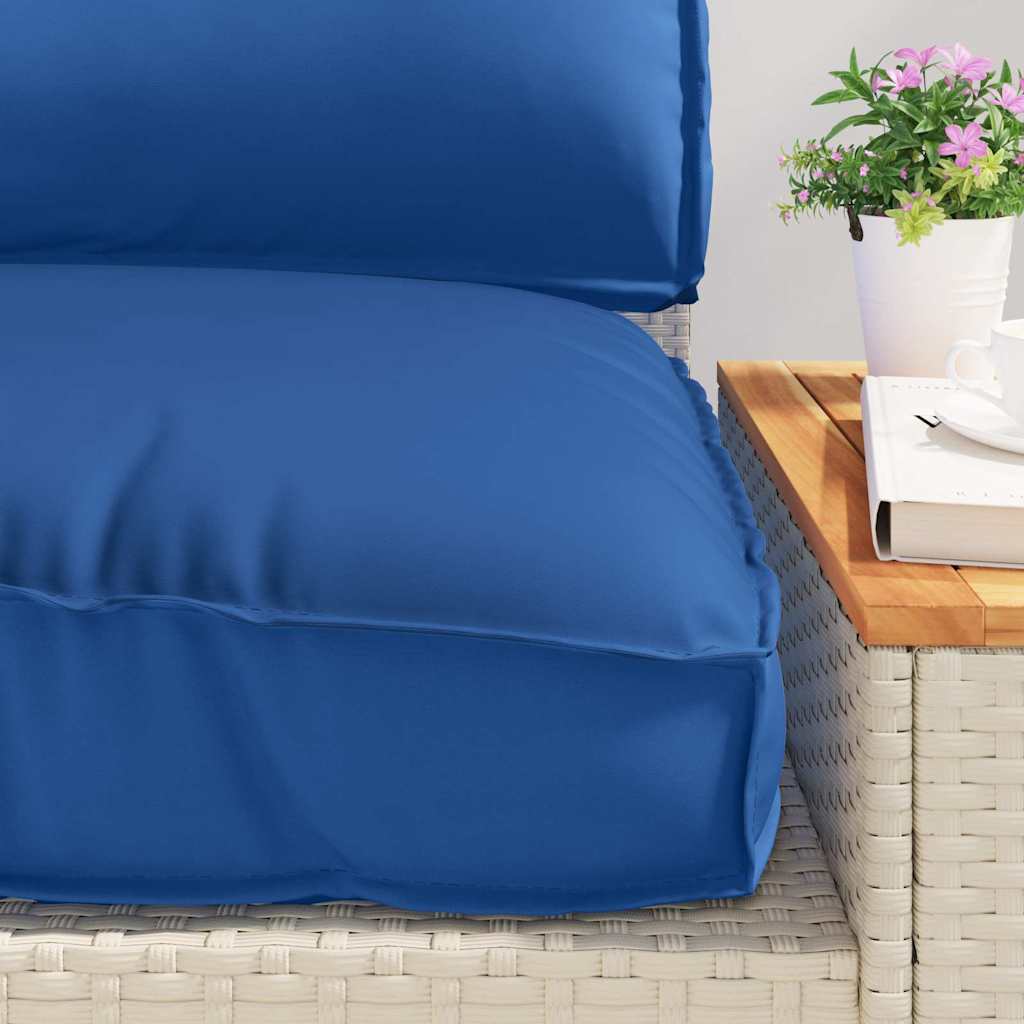 vidaXL Σετ Μαξιλαριών Πάγου 3 pcs Βασιλικό Μπλε 120 x 80 x 12 cm