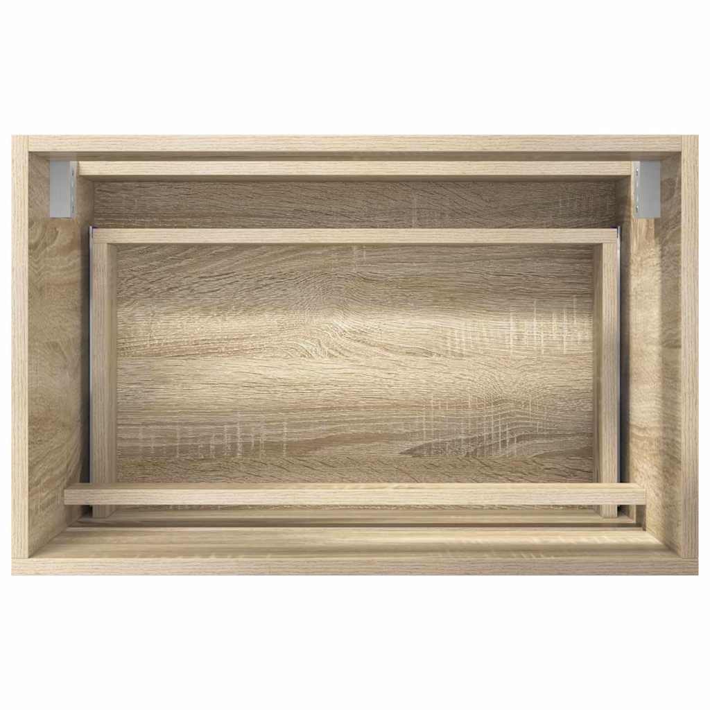 vidaXL Σετ Επίπλων Μπάνιου με συρτάρι Δρύς Sonoma Επεξεργασμένο ξύλο