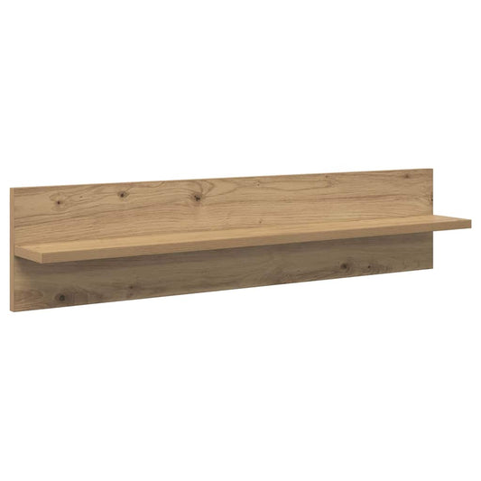 vidaXL Ράφια Τοίχου με ράφι 4 pcs Artisan Oak 80 x 11,5 x 18 εκ