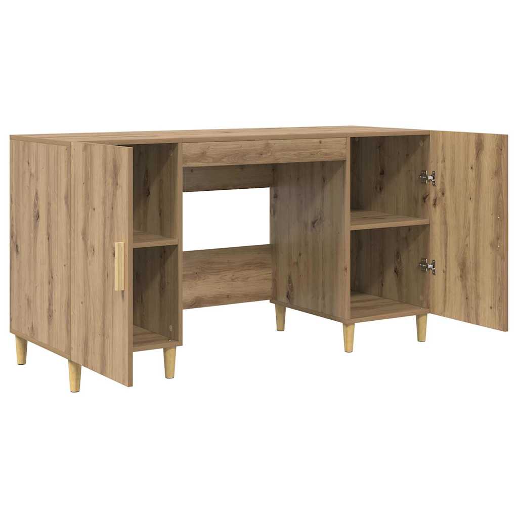 vidaXL Γραφείο Artisan Oak Επεξεργασμένο Ξύλο 140 x 50 x 75 εκ.