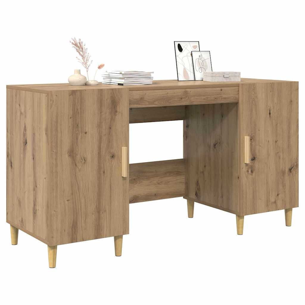 vidaXL Γραφείο Artisan Oak Επεξεργασμένο Ξύλο 140 x 50 x 75 εκ.